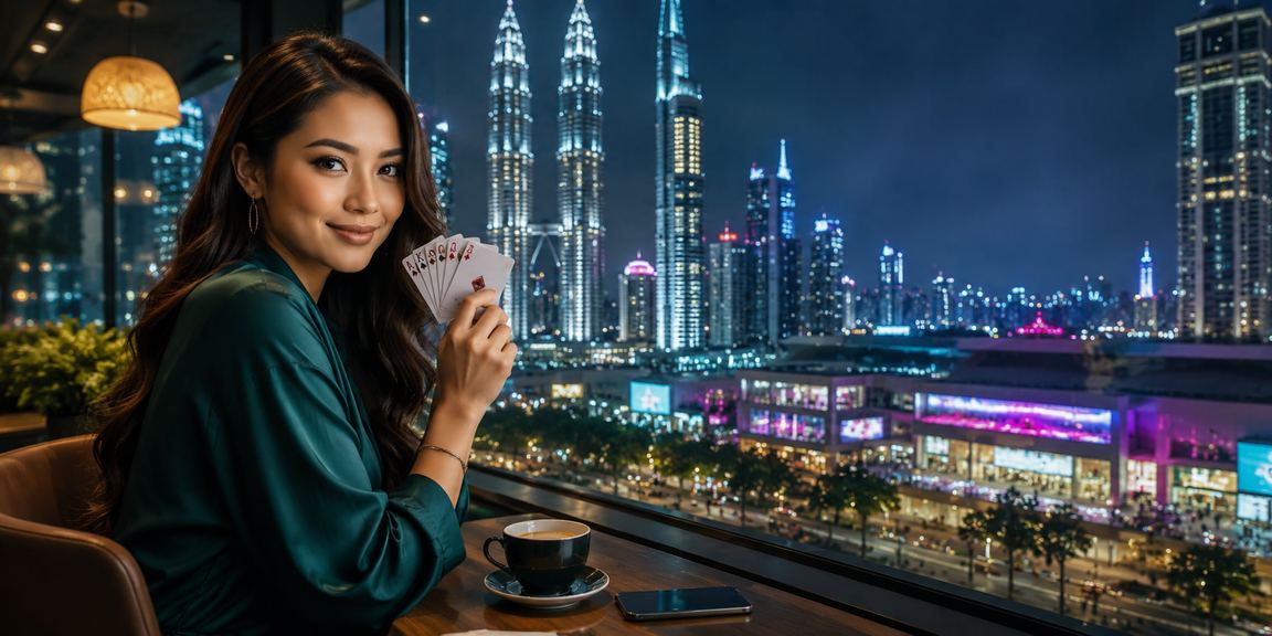 Pemain Kuala Lumpur bermain permainan kad dalam talian termasuk Baccarat di platform apa7